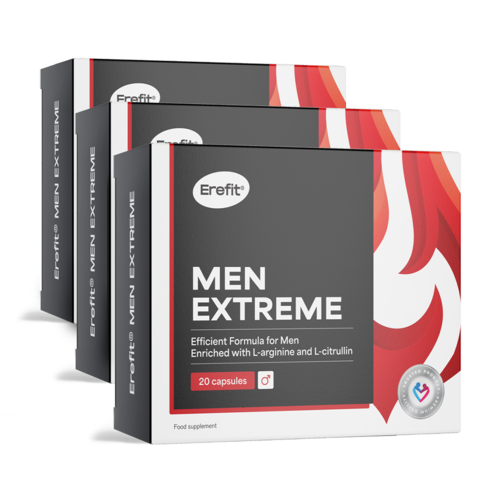 3x Men Extreme – complesso per uomini, totale 60 capsule