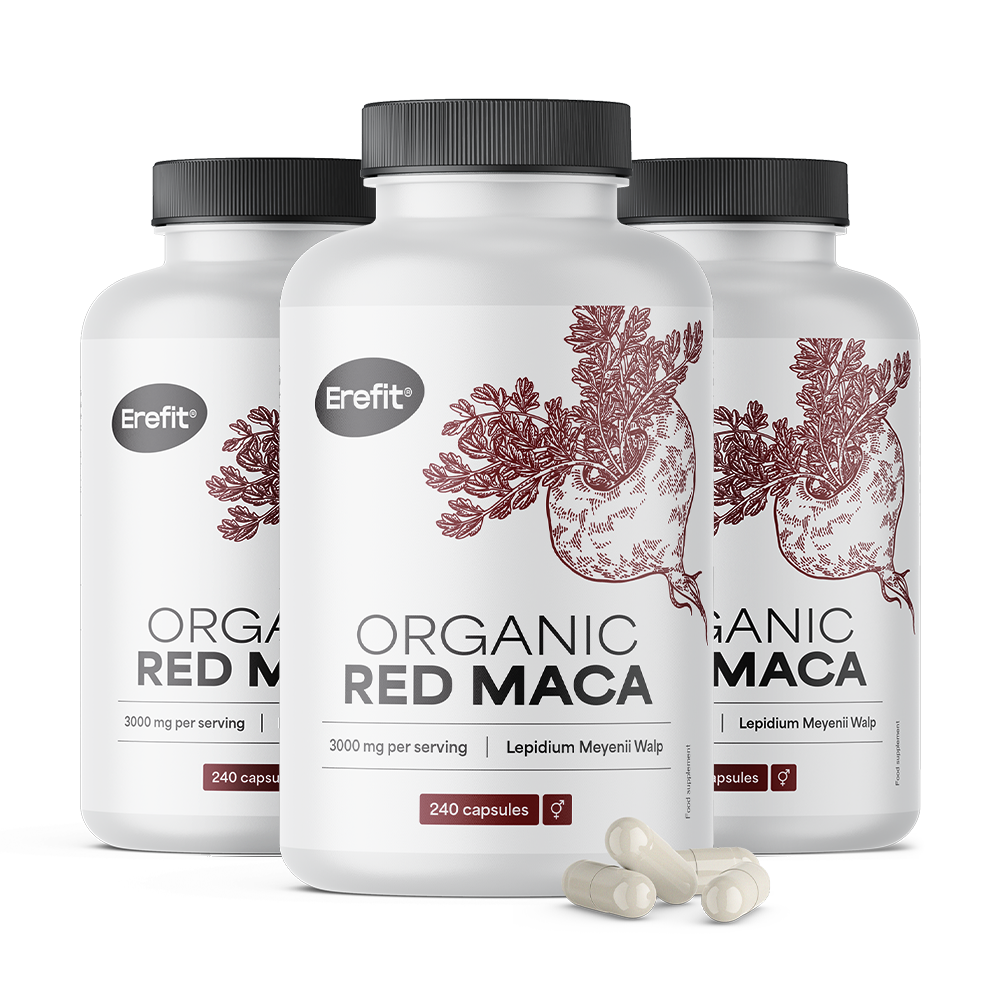 BIO Maca Rossa 3000 mg con vitamina C naturale.